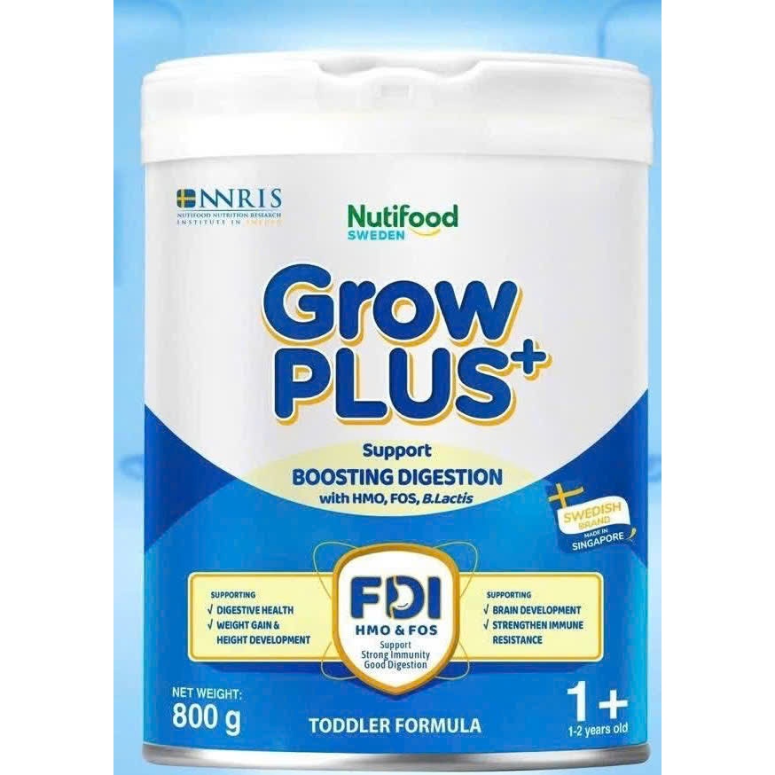 Sữa Nutifood Grow PLUS+ xanh 1+ (800g) cho bé trên 1 tuổi