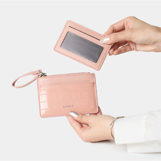 Ví đựng thẻ kèm ví nhỏ SEEME Bella Wallet da sần