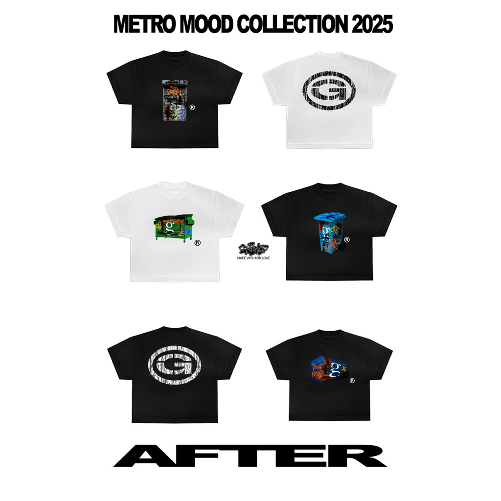 METRO MOOD 2025 - Áo Custom Vẽ Tay - Áo Phông Unisex - Áo Phông Boxy- ÁO Custom theo yêu cầu - GRAMS
