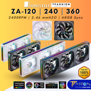 Quạt Fan Case 12cm JONSBO ZA - 120 / 240 / 360 / REVERSE LED ARGB -Chính hãng, tản nhiệt Vô Cực Sync
