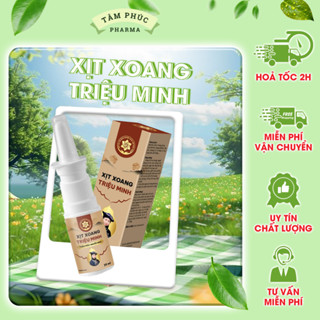 XỊT XOANG TRIỆU MINH 20ml – Giảm Nhanh Nghẹt Mũi, Chảy Nước Mũi, Cảm Cúm, Viêm xoang, Viêm Mũi