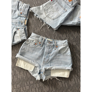  Quần short jean nữ túi lòi phong cách sexy - Quần sooc demin nữ lưng cao vintage Âu Mỹ size XS- XXL 