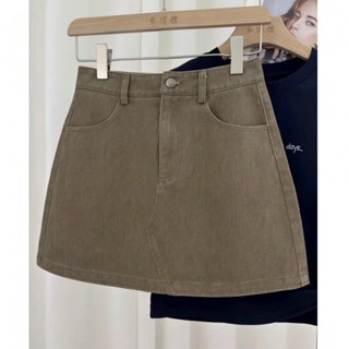 [BIGSIZE 55-95KG FORM BÉ TĂNG SIZE] Chân váy BIGSIZE jean ngắn M88722 - BOON BOON BIGSIZE