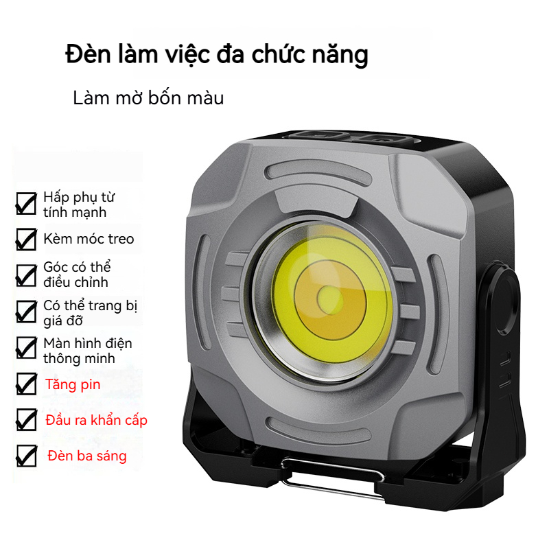G800 Đèn led cắm trại siêu sáng tích điện