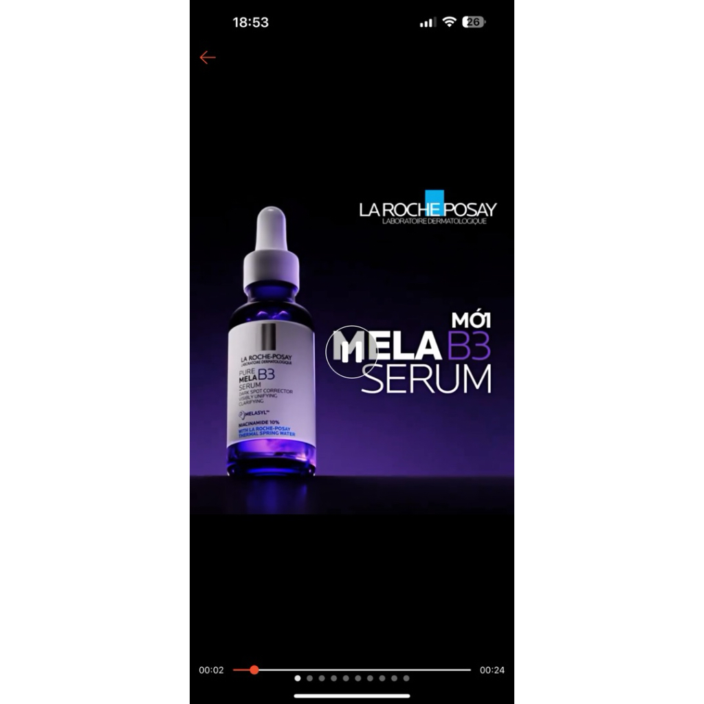 Serum Mela B3 - Laroche-Posay, Pass lại, mới mở nắp -0964916889
