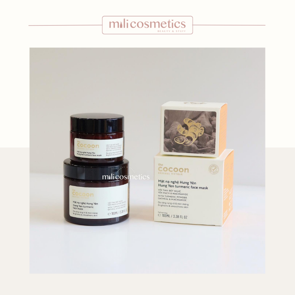 Mặt nạ nghệ Hưng Yên Cocoon Turmeric Face Mask