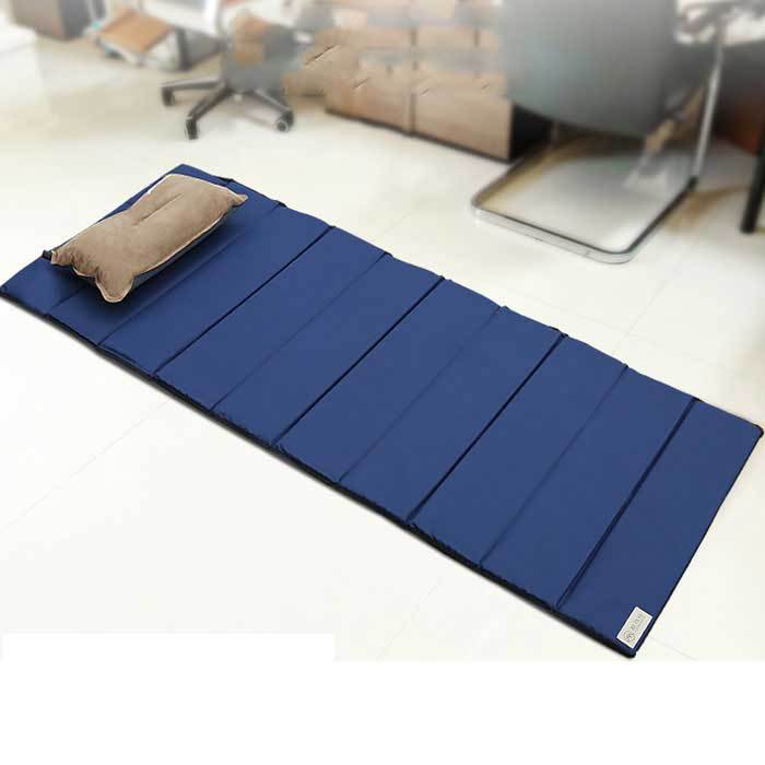 Nệm đệm gấp gọn ngủ ở văn phòng nhà trọ trường học, thảm topper trải sàn cho 1 người - 2 người xếp g