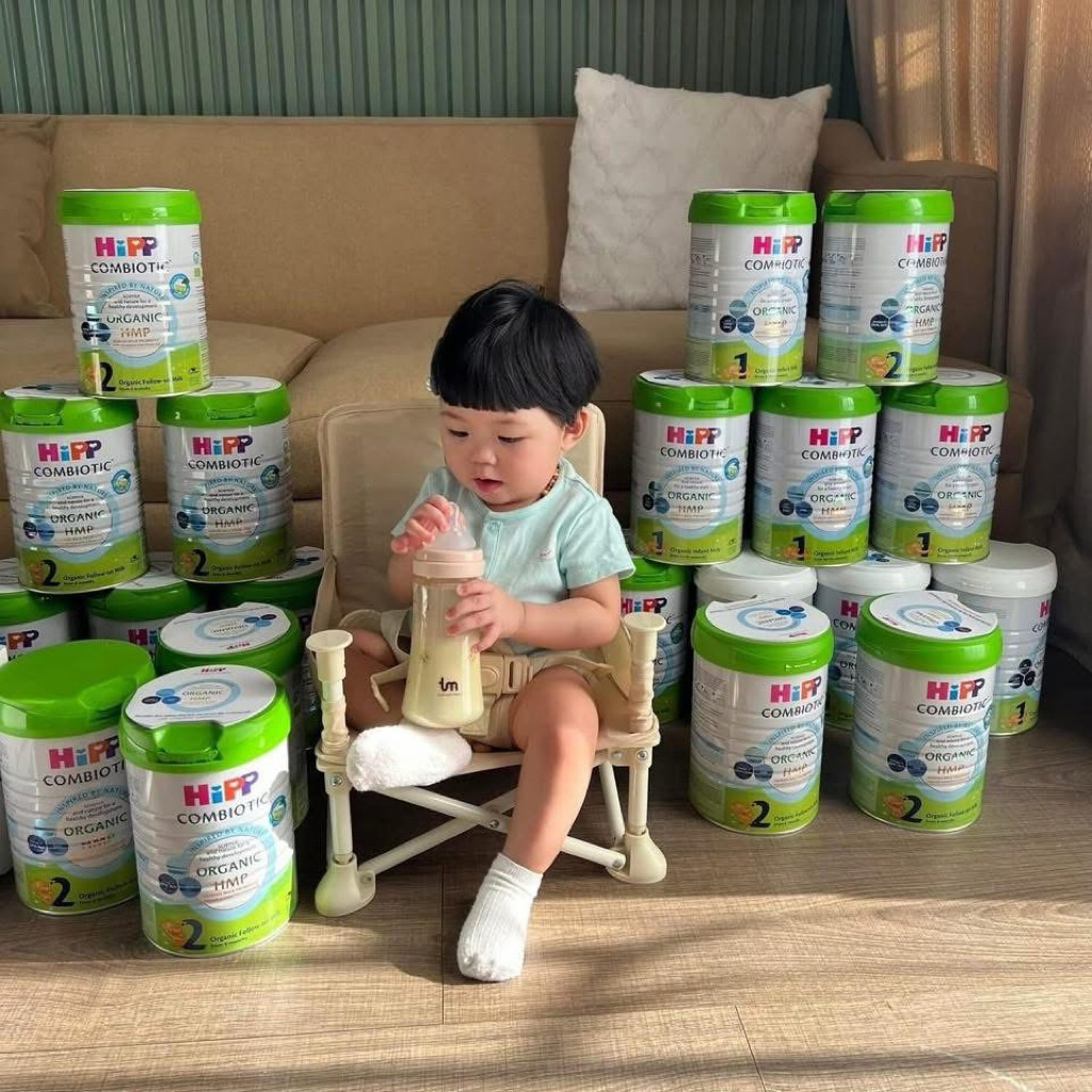 (Nhùn nhùn)Sữa Bột Hipp Oganic Combiotic 400g/ 800g (Dê/Bò) Số 1,2,3 Hỗ Trợ Tiêu Hóa Và Miễn Dịch