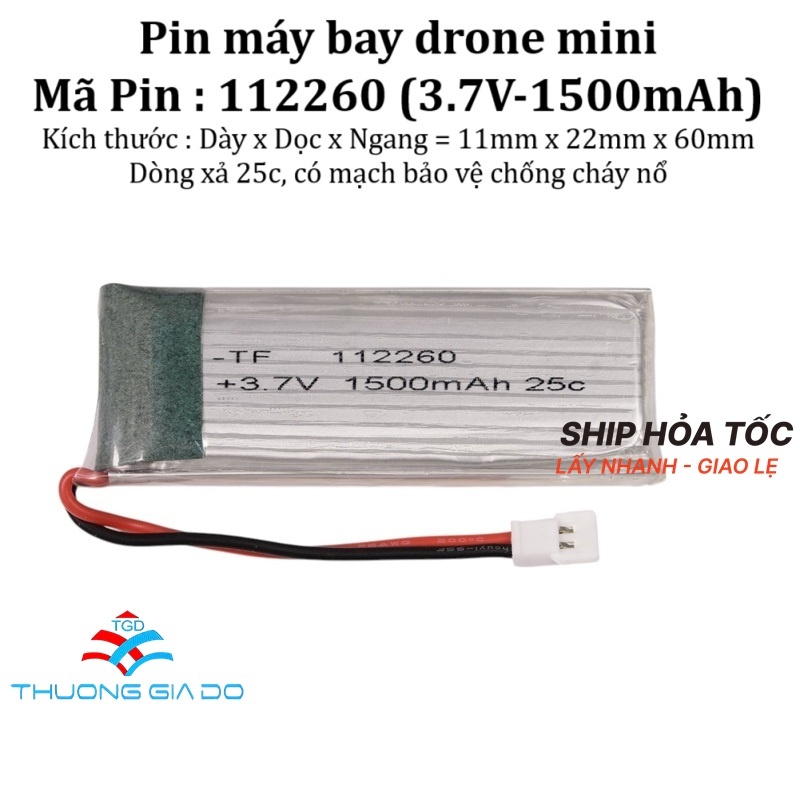 Pin Drone Mini, Flycam mini 3.7V giắc MX2.0 dòng xả 25c dung lượng 150mAh-5000mAh có mạch bảo vệ