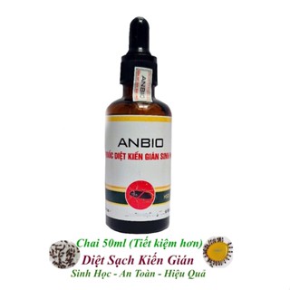 Chai diệt kiến gián Sinh học ANBIO Chai 50ml Dạng nhỏ giọt Diệt kiến gián tận gốc An toàn Hiệu quả Xuất xứ Việt Nam