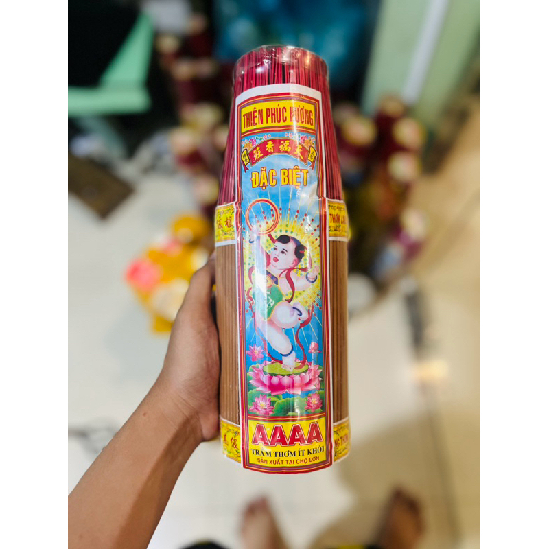Mẫu T3T Nhang Thường 3 Tấc màu Tùng - Ít Khói, Không Mùi , Nhang Sạch, An Toàn (800g)