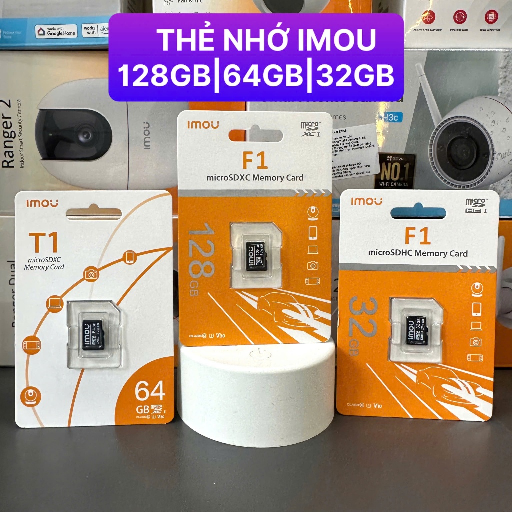 Thẻ nhớ Chính hãng Imou 128GB 64GB 32GB Cho Camera Imou, Ezviz... Chính hãng Imou