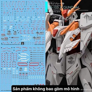   Ghost G-rework  Decal Đề can nước mô hình HG RX-105 Xi Gundam 