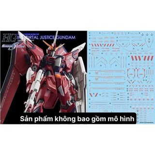   Ghost G-rework  Decal Đề can nước mô hình HG Immortal Justice Gundam 