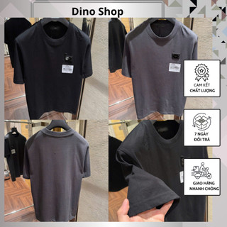  Áo Phông Đôn Chề Rách Nhẹ Đính Logo Đá Trước Ngực Cực Chất - Áo Thun Nam Chất Cotton Cao Cấp 