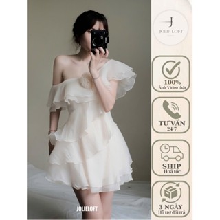 Váy nữ đi chơi dự tiệc du lịch thiết kế Sarah Dress JOLIE LOFT, đầm dáng ngắn thanh lịch đi chơi đi tiệc mùa hè