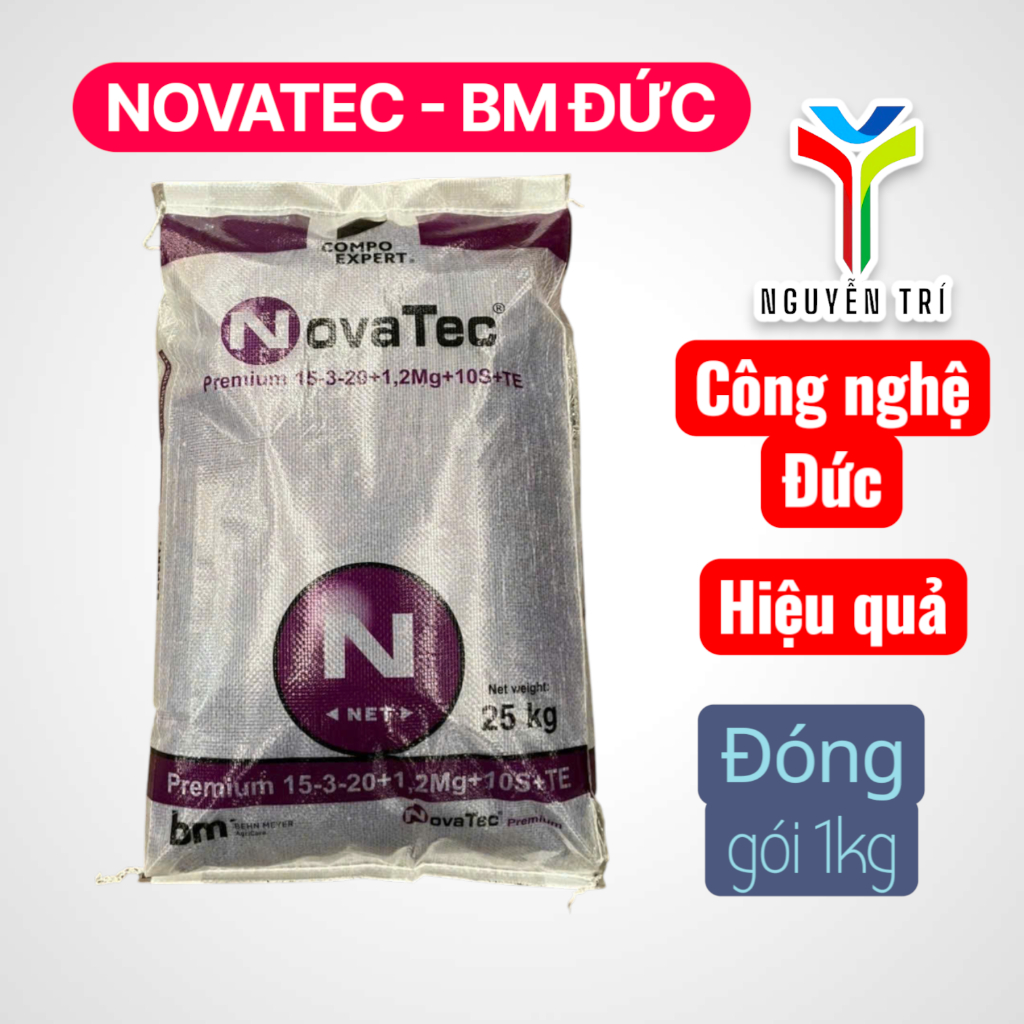 Phân Bón NPK 15-3-20+TE  hạt tím (1kg)