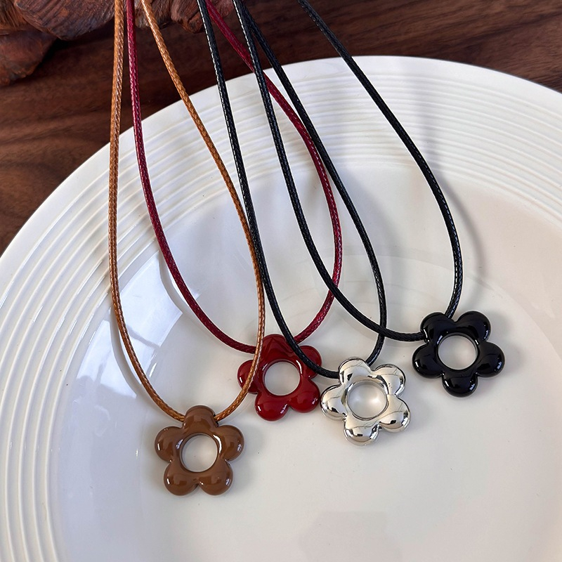 Dây Chuyền, Vòng Cổ Hình Hoa Thời Trang Dành Cho Nữ MDCNC08