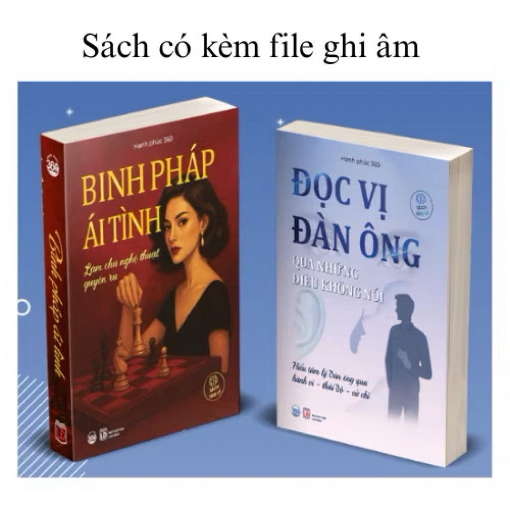 Combo sách: Đọc vị đàn ông + Binh pháp ái tình + 36 tình huống trong hôn nhân và cách giải quyết _HP360( SP chính hãng )