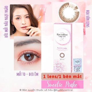   Date 30 11 2025  Lens SEED 1 ngày màu Sweetie Make có độ  1 chiếc lẻ 1 bên mắt  - Buddy Central 