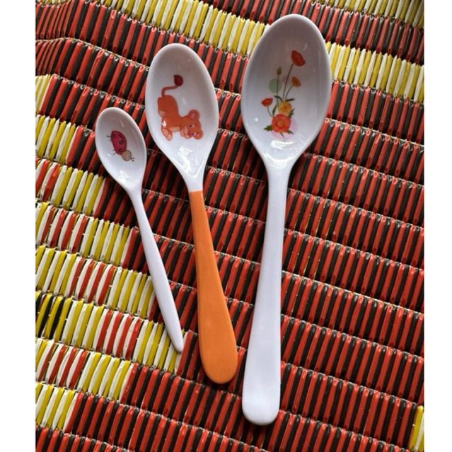 Combo 5 Thìa Phíp Cho Bé – Thìa Tập Ăn Bột, Cháo, Cơm – Hoạ Tiết Đẹp Dễ Thương – An Toàn, Bền, Dễ Cầm