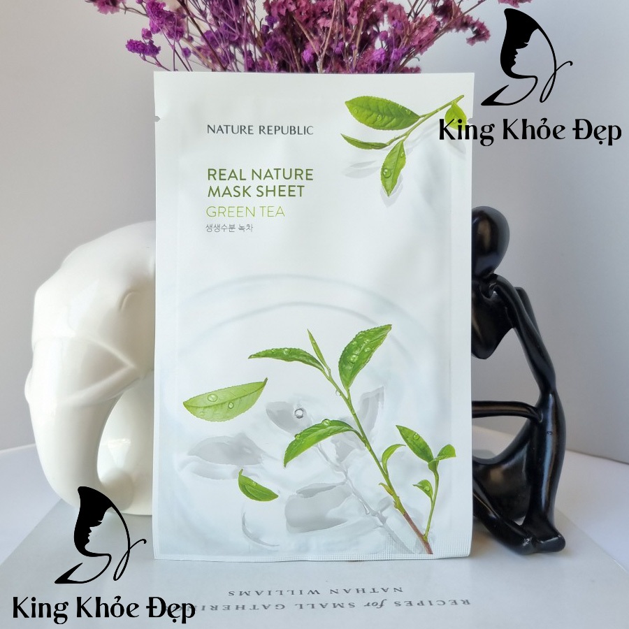 Mặt Nạ Nature Republic Real Nature Mask Sheet Green Tea 10 Miếng
