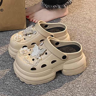 Dép bánh mì nam nữ Cross tặng kèm Sticker dễ thương bản cao cấp đế 10 cm