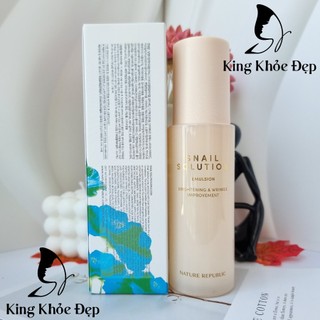 Sữa Dưỡng Nature Republic Snail Solution Emulsion