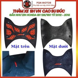 Thảm Để Chân SH 2012-2016 Cao Su Chống Trượt – Lót Sàn Xe SH 150i 125i Form Chuẩn