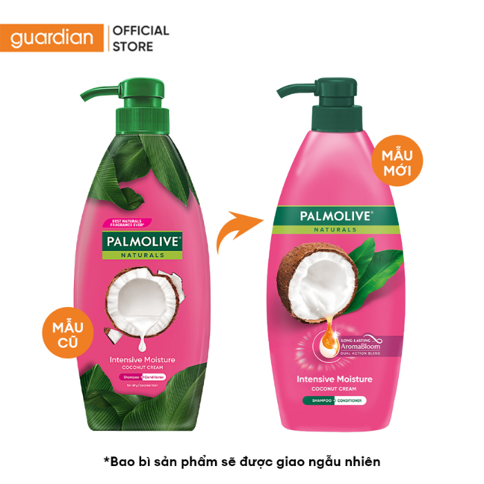 Dầu Gội Kèm Dầu Xả 2 Trong 1 Dưỡng Ẩm Bổ Sung Palmolive Từ Sữa Dừa 600ml | BigBuy360 - bigbuy360.vn