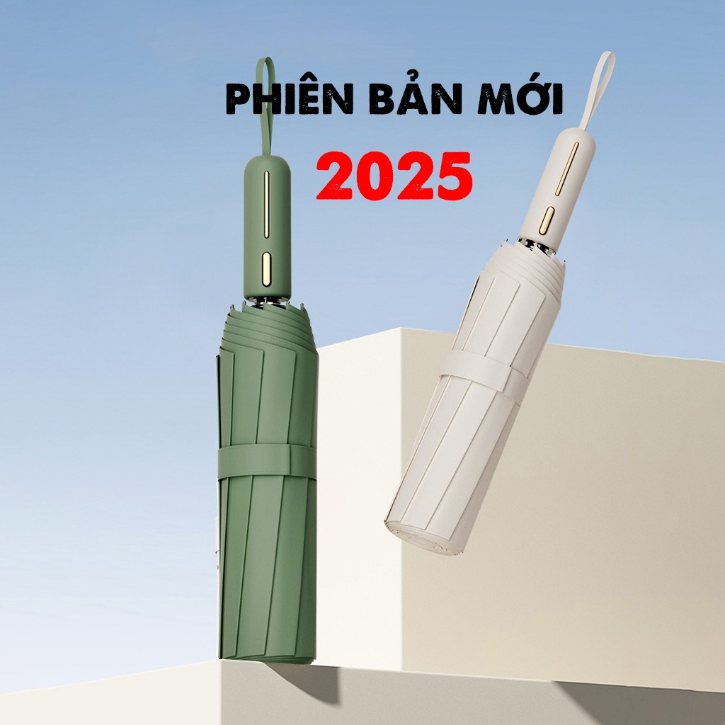 Ô Dù Che Mưa Đi Nắng Tự Động Gấp Gọn Chống UV Cao Cấp Cho Ô Tô Xe Hơi (12 nan chịu lực)
