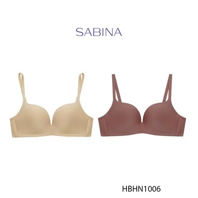 [SALE XẢ HÀNG] Combo 2 Áo Lót Không Gọng Mút Dày Vừa Nâng Ngực Màu Trơn Happy Lady By Sabina HBHN1006