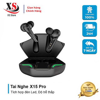 Tai Nghe Gaming X15 Pro, Headphone Có Míc, Bluetooth 5.2, Đèn Led, Độ Trễ Thấp - XS Store
