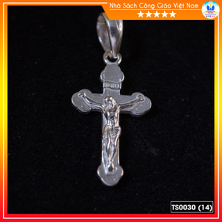  Dây chuyền thánh giá bạc ta TS0030 cho nam nữ trẻ em - Quà tặng Công Giáo 