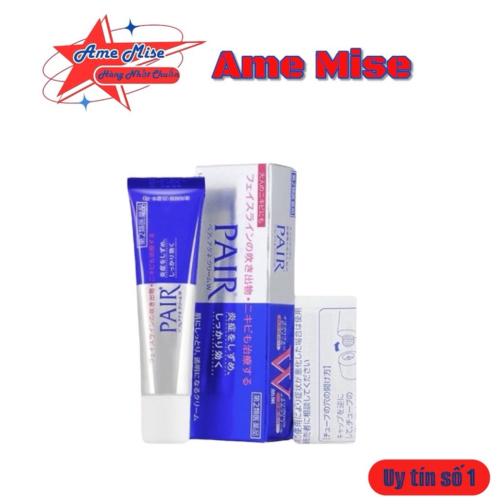 Kem ngừa mụn Pair Acne W Cream Nhật 24g