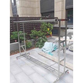 COMBO 2 Giàn Phơi Quần Áo Thông Minh Chất Liệu Inox 304 Chịu Lực 300kg Phơi Từ 50 Bộ Quần Áo - DH86