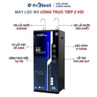 SIÊU RẺ - Máy lọc nước RO AQUA 2 Vòi có VỎ TỦ + UV DIỆT KHUẨN UỐNG TRỰC TIẾP TẠI VÒI( KHÔNG CÓ NÓNG LẠNH)