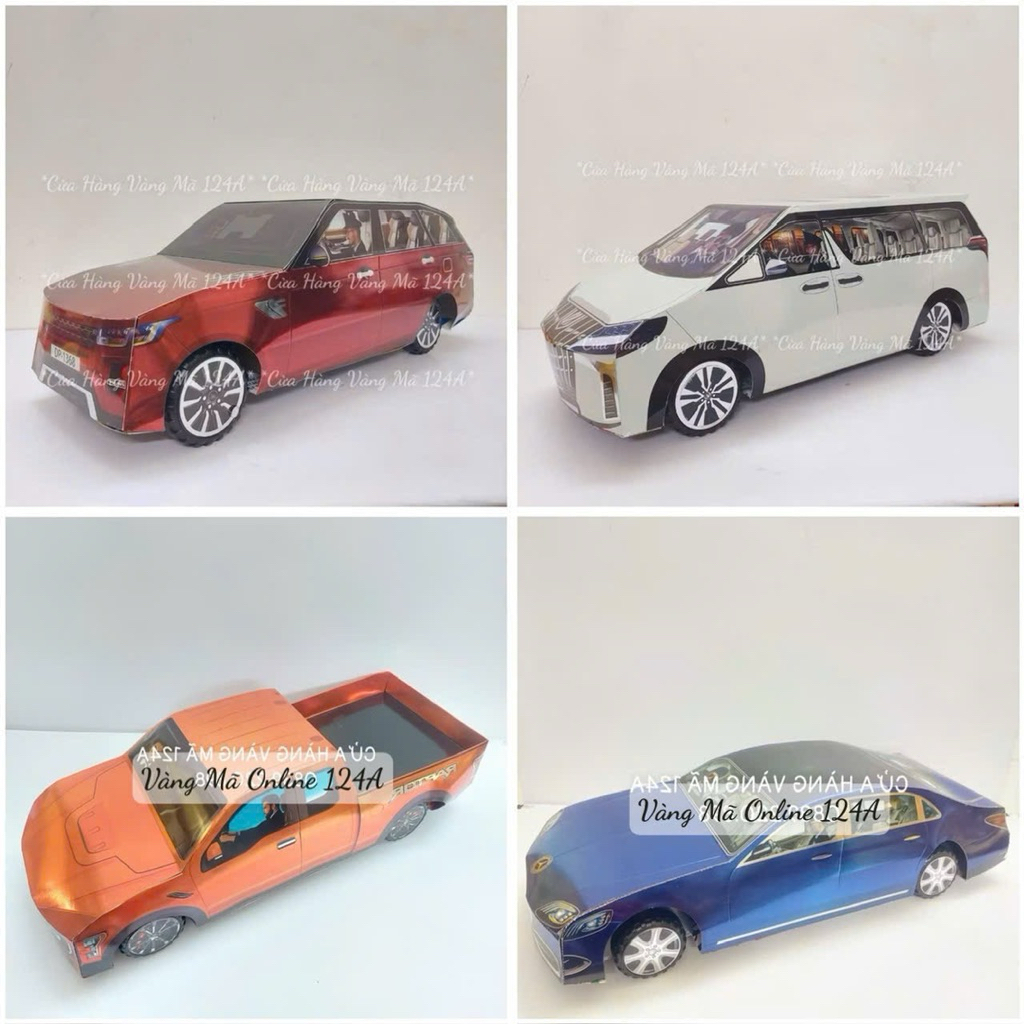 [ Vàng Mã ] Xe Ô Tô Vàng Mã Hàng Loại Đẹp Bánh Xoay 360 độ