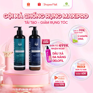Cặp dầu gội xả ngăn ngừa rụng tóc và phục hồi hư tổn MAXIPRO Mỹ phẩm Xuân Thì 500ml