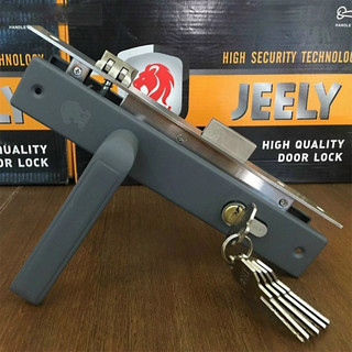[JEELY H602 Xám] Khóa Tay Gạt JEELY XÁM XF Cửa Nhôm Hệ 700 , Cửa Gỗ , Nhôm XF, Sắt Đố Nhỏ 30X60
