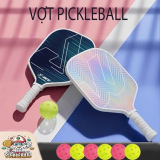 Vợt pickleball carbon T700 16mm tặng 1 bóng pickle ball cao cấp, quốc tế thi đấu luyện tập trong nhà ngoài trời