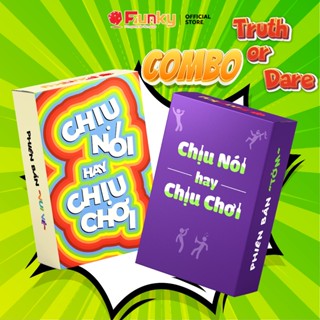 Combo Bộ Bài Truth or Dare Chịu Nói hay Chịu Chơi, Board Game Vui Quên Lối Về Thương Hiệu Funky