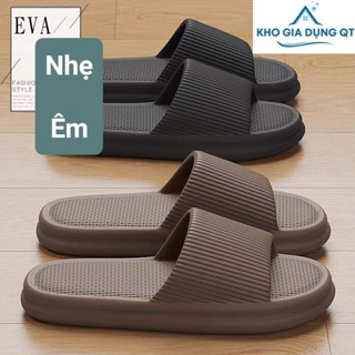 (Combo) Dép đi trong nhà, dép văn phòng sọc quai ngang nam nữ, siêu nhẹ êm chân (GDQT)(D014)
