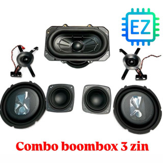 Combo full củ loa sub, mid, treble, cộng hưởng J.B Boombox 3 hàng zin chính hãng