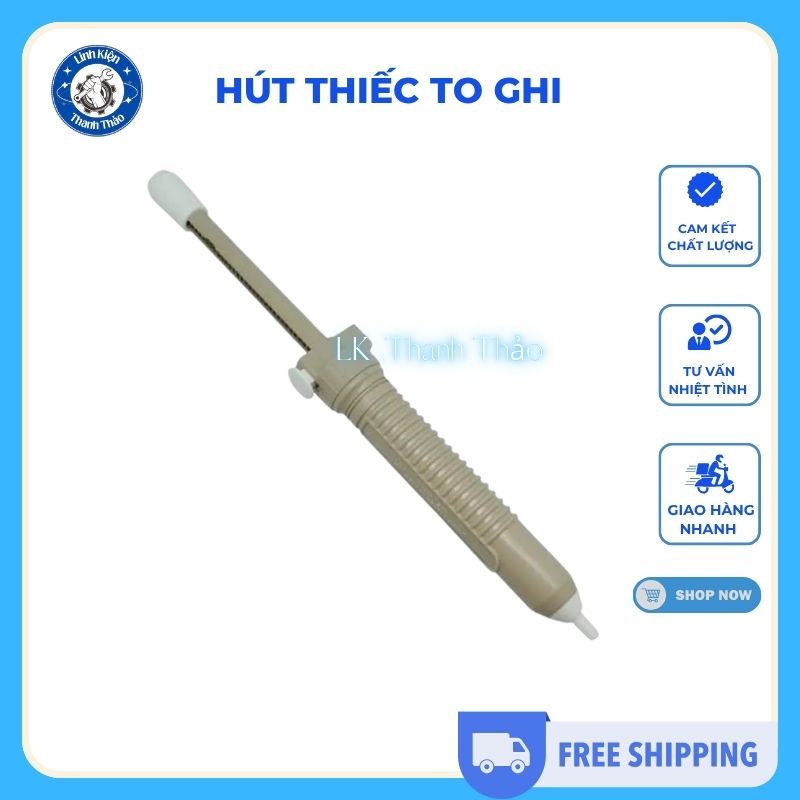 Hút thiếc to ghi, hút chì hàn loại to