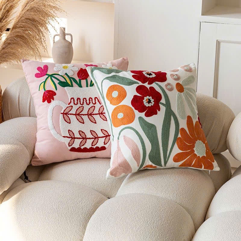 Vỏ Gối tựa lưng sofa, gối sofa , vuông 45x45 phong cách Bắc Âu tuyệt đẹp