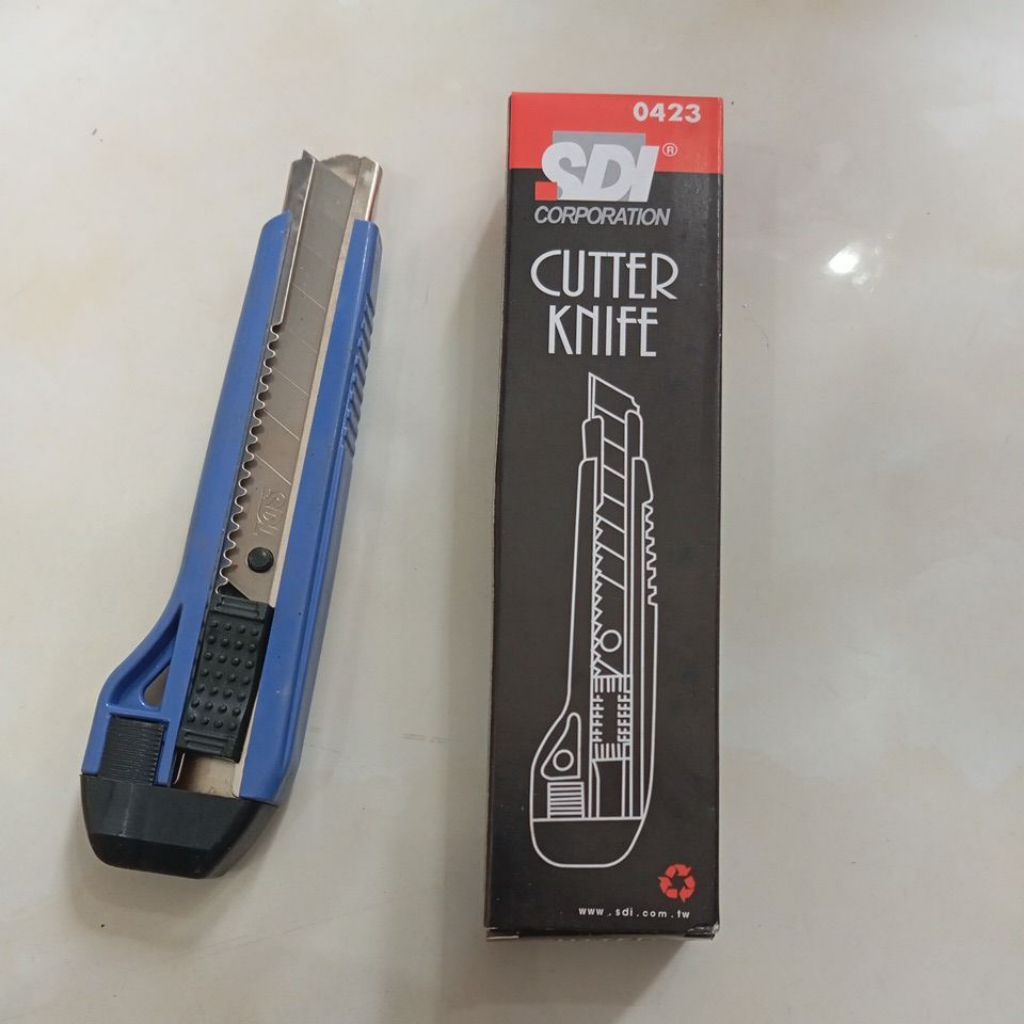 Dao dọc giấy nhỏ,Dao trổ SDI 0423 (Tặng kèm 1 lưỡi dự phòng trong thân dao)
