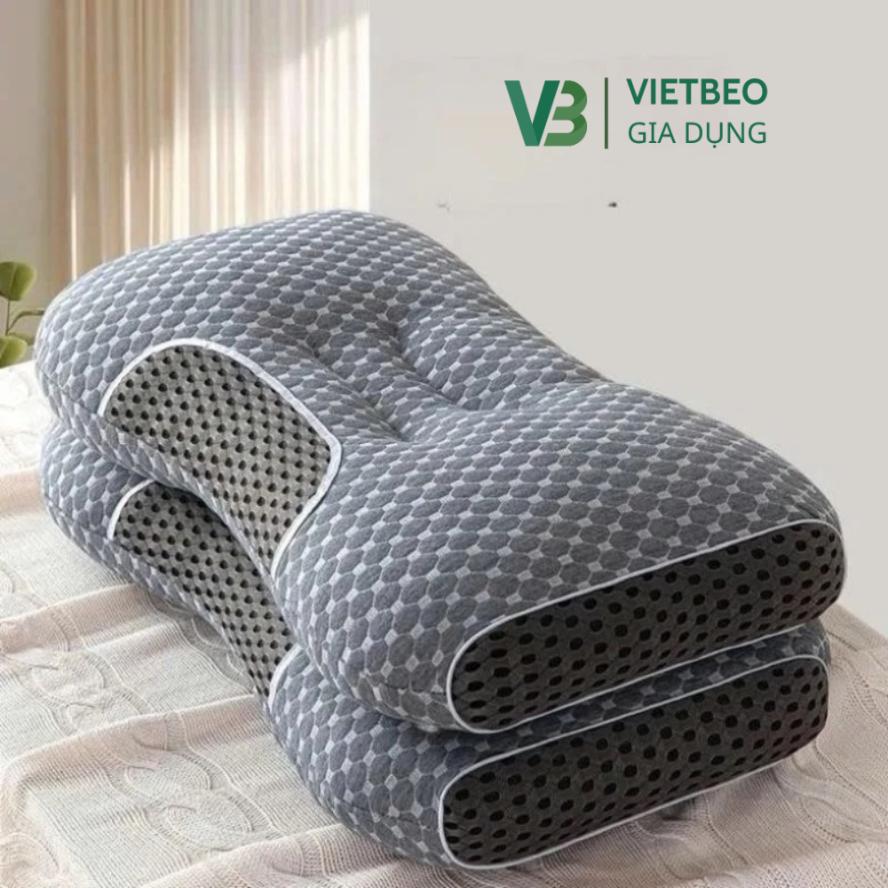 Gối Công Thái Học DIDOOGLT Gối Massage Dệt Kim Giúp Nâng Đỡ Cổ Chống Đau Mói Cổ Vai Gáy