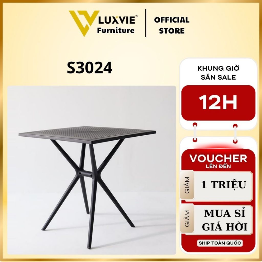 Bàn cafe nhựa S3024
