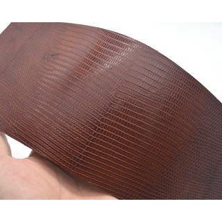 Phôi da kỳ đà bọc cơ bida 32x11cm – Indonesia – Màu nâu